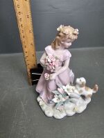 Cosmos Porcelain Figure with Dog - 3