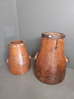 2 Asian Rice or Water Pots