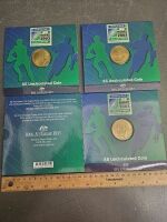 4 x 2003 Rugby World Cup Uncirculated $5 Coins - 3