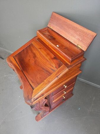 Vintage Writing Desk with Drawers