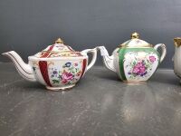 Collection of 5 Saddler Heirloom Teapots - 3