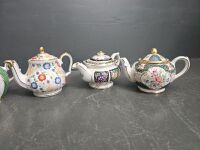 Collection of 5 Saddler Heirloom Teapots - 4