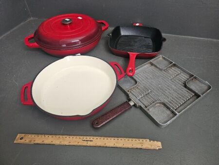 Cast Iron Cookware Lot