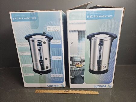 2 Lumina 8.8L Hot Water Urns