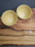 Camphor Laurel Serving Platter with two Bowls and Handles - 2