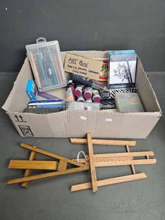 Large Selection of Mixed Art Supplies