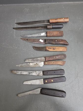 10 Assorted Vintage Knives