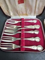 Rodd Oyster Forks and Tea Spoons (6 Each) - 2