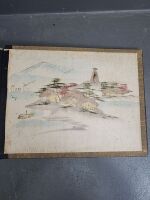 1890 Photo Album Embossed with Ivory & Hand Painted - 8