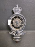 Royal Automobile Club Pewter & Brass Car Bonnet Badge - 2