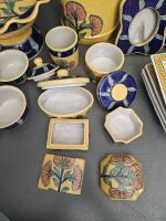 Uriarte Talavera Pue Mex Pottery Ginger Jar and Fruit Bowl, Plates, Bowls, Jars, Photo Holders and more - 2