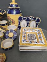 Uriarte Talavera Pue Mex Pottery Ginger Jar and Fruit Bowl, Plates, Bowls, Jars, Photo Holders and more - 4