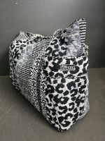 Fox Collection Black & White Travel Bags - 2