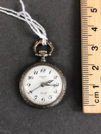 Small Edwardian Silver Fob Watch - As Is