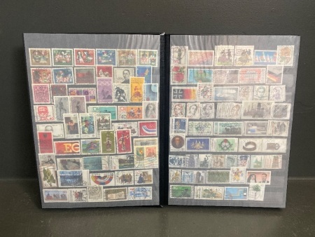 Stamp Stock Album with mainly The Netherlands, Germany, & USA