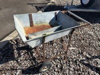 Metal Wash Basin on Wheels