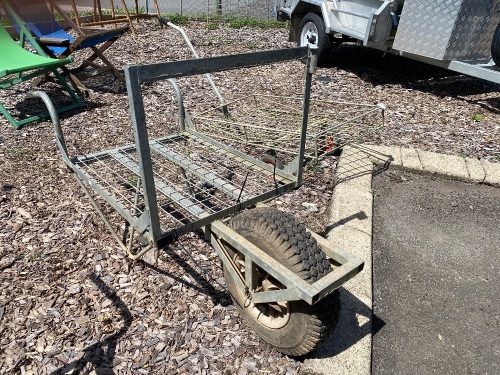 Single Wheeled Heavy Duty Plant Trolley