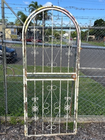 Wrought Iron Rounded top Garden/Verandah Gate