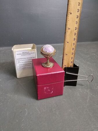 Vintage Genuine French Quail Egg in Box