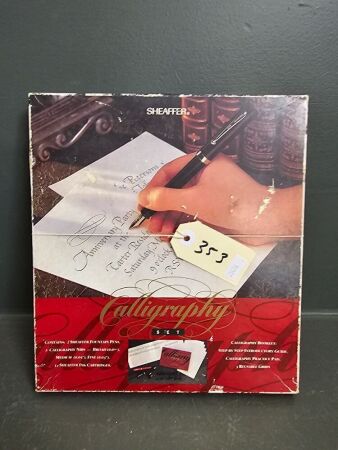 Vintage Sheaffer Calligraphy Set All Intact