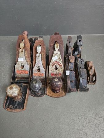 Assortment of Stanley & Pope Wood Planes