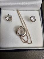 Sterling Silver Jewellery Lot 2 Earrings 2 Necklaces - 4