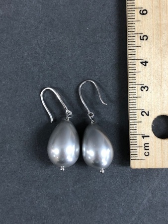 Pair of Harper & Rowe Freshwater Pearl & Sterling Silver Earrings