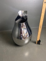 Georg Jensen Demark Signed Ilse Crawford Large Metal Water Jug - 3