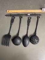 Metal Hanging Cooking Utensils - 2