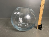 Krosno Poland Heavy Glass Vase