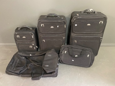 5 Assorted Samsonite Travel Cases