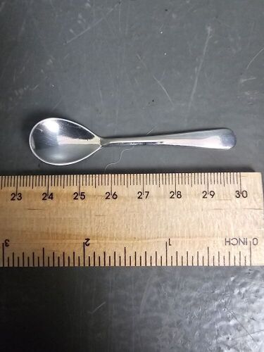 Strachan Sterling Silver Mustard Spoon