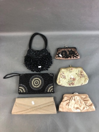 Collection of 6 Bags / Purses, Some Vintage