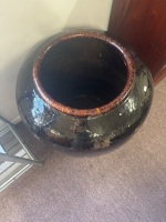 Burmese large brown urn - 3