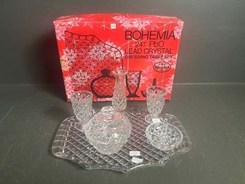 Bohemia Crystal Dressing Table set