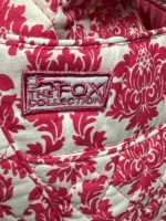 Fox Collection Coral & White Travel Bags - 3