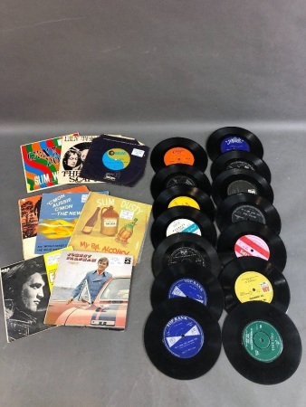 Collection of Vintage 45 Single Records