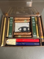 Cigar Display Case w. Assorted Collectable Cigars - 2