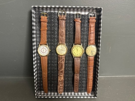 Assorted Vintage Mens Watches inc Seiko & Cherokee