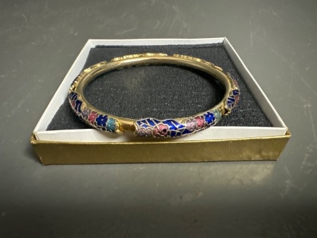 Vintage Chinese Cloisonné Bangle circa 1950/60