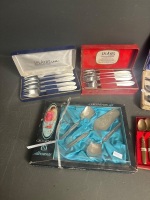 Mixed lot of plated Cutlery, Splades & Servers - 2