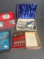 Mixed lot of plated Cutlery, Splades & Servers - 3