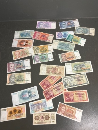 YUGOSLAVIA Banknote collection