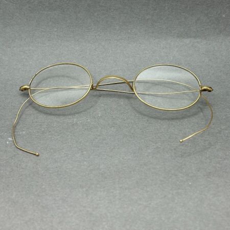 Pair of antique gold framed specticles