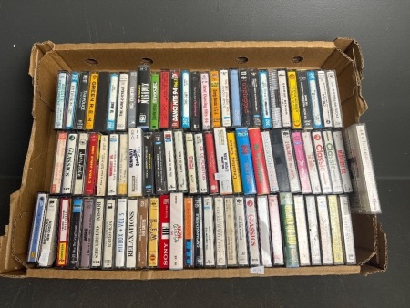 Large Selection of Various Cassette Tapes