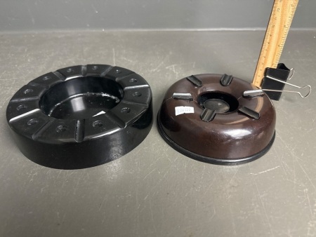 2 x Bakelite Ashtrays