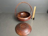 Vintage Rice Storage Basket - 3