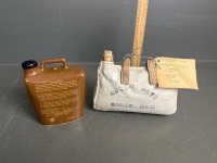 Riversands Wine Condamine Bell Tawny Port & Warrawee Pottery Water Bag Wine Cask - 2