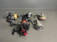 Selection of Various Fishing Reels