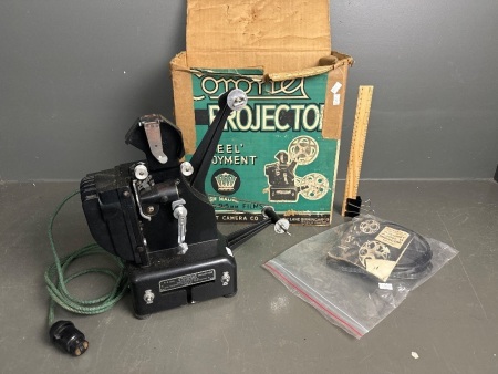 Vintage Coronet (Britain) 9.5mm reel to reel projector in original box